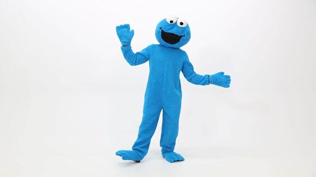 FUN2555AD Cookie Monster Mascot Costume for Adults