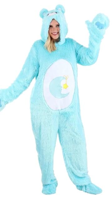 FUN6501AD Ai Care Bears Adult Classic Bed Time Bear