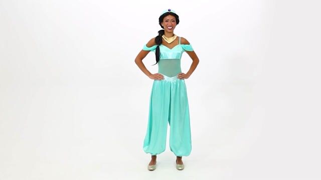 FUN4698AD Women's Disney Aladdin Princess Jasmine Costume