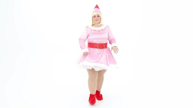 JLJLF1057PL Plus Size Jovie the Elf Costume