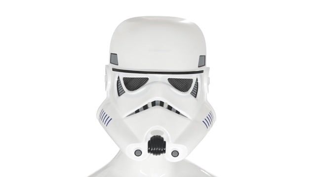 JWC1194 Stormtrooper Child Half Mask 360 Rotation