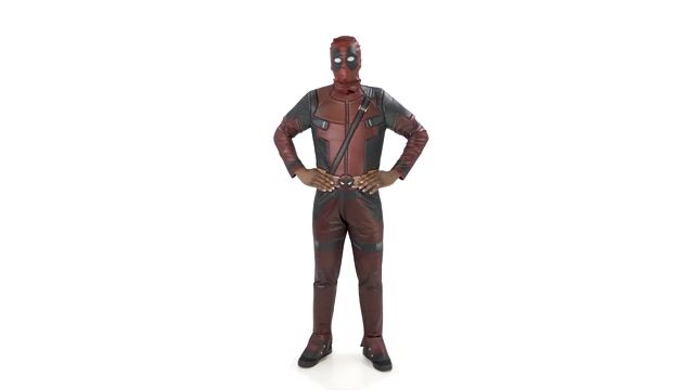 JWC0987 Deadpool Adult 360 Action Rotation
