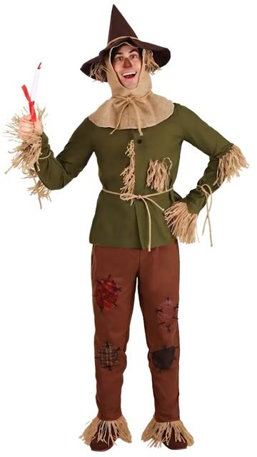 FUN1433AD Ai Wizard of Oz Men's Scarecrow Costume