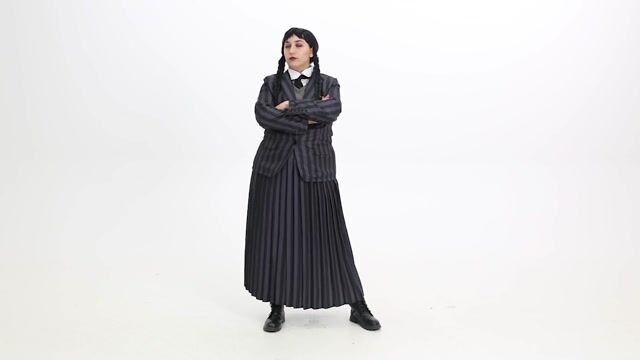 FUN96067AD Nevermore Academy Wednesday Women's Costume