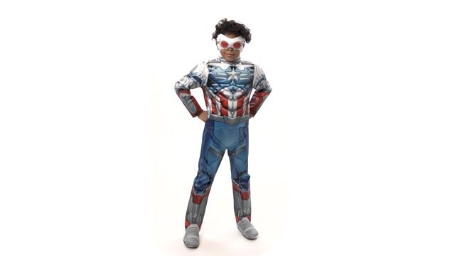 JWC0787 Captain America Falcon Youth QLX 360 Action Rotation