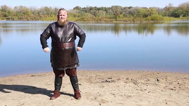 FUN6880PL Plus Size Vikings Bjorn Ironside Mens Costume