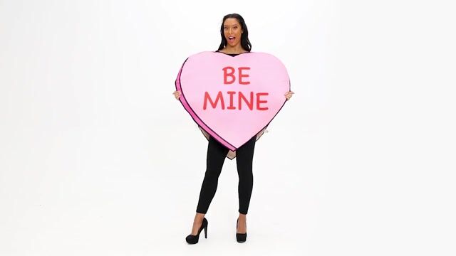 FUN1808AD Adult Pink Candy Heart Costume